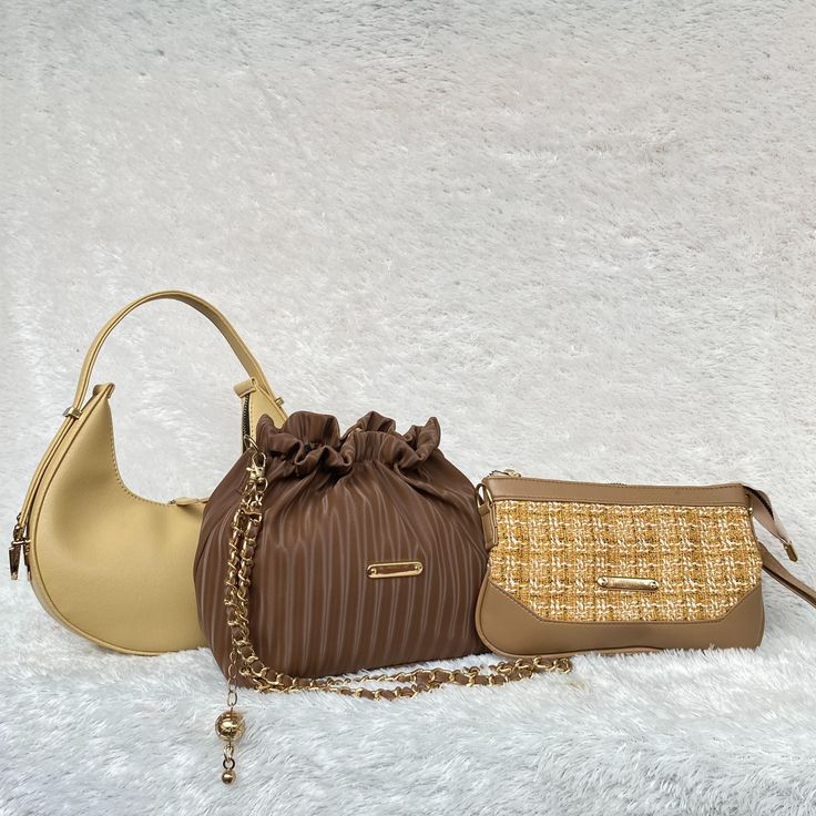 paket hemat 3 pcs tas shoulderbag tas selempang wanita wulan sunny dompet